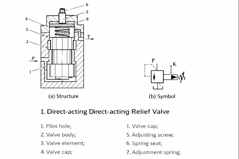 Direkt wirkende Druckbegrenzungsventile Direct acting pressure relief valves