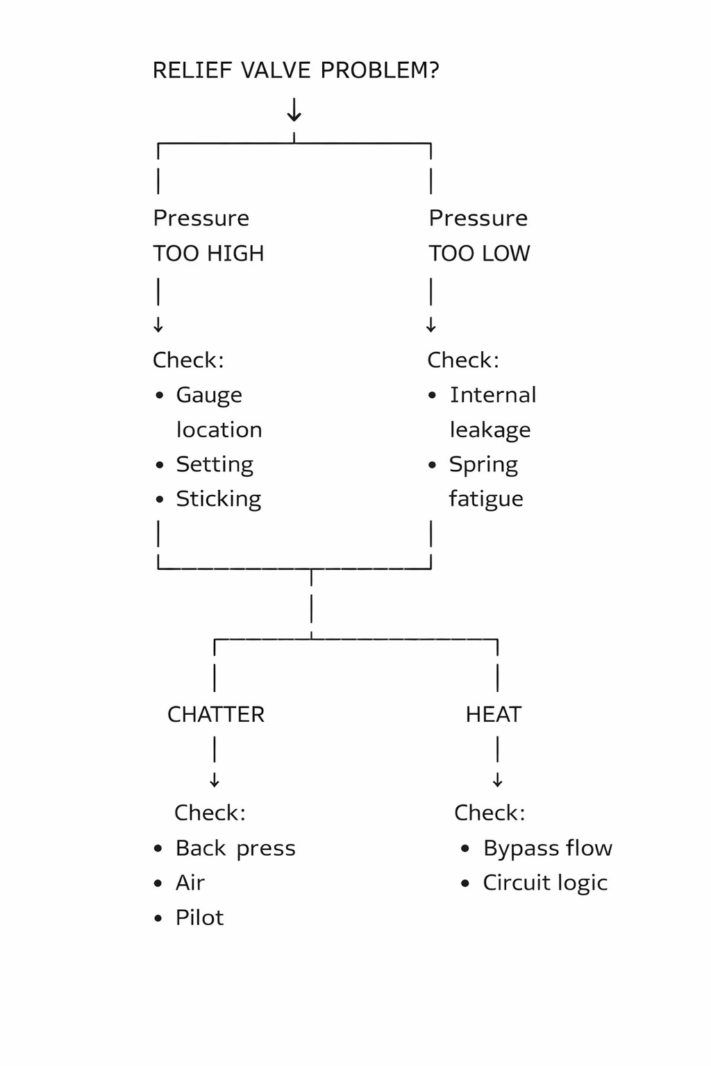 pressure relief Quick Triage pressure relief Quick Triage